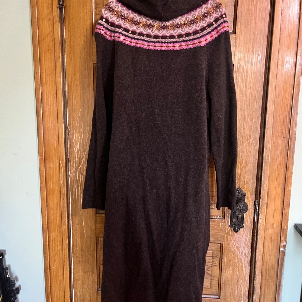 Wool Hooded Cardigan with Sequins!!!! - Picture 3 of 3